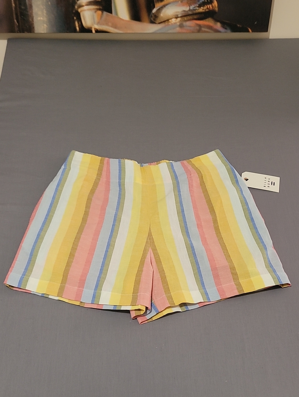 Billabong Multicolor Vertical Stripe Summer Shorts